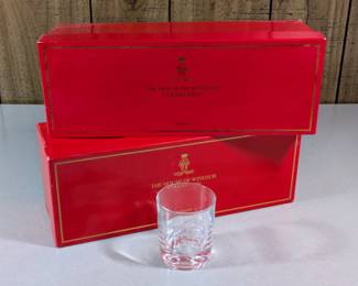 Leaded crystal glassware collections