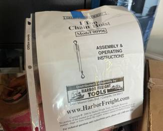 1 ton chain hoist