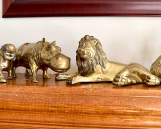 Brass lion
