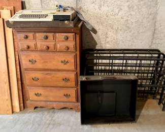 Maple dresser, car roof rack