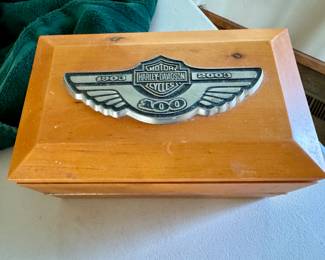 Harley Davidson wooden box