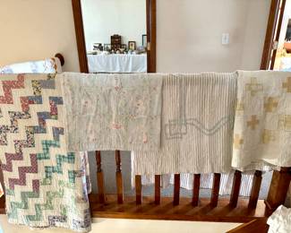 Vintage blankets and quilts
