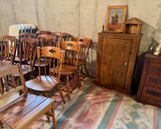 Early American maple chairs
