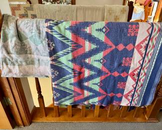 Vintage camp blankets