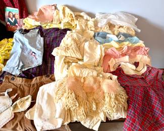 Vintage baby and children’s clothing 