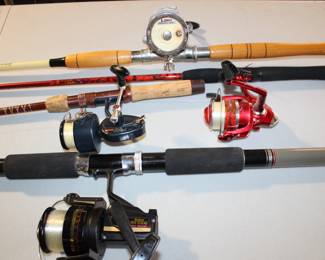 good quality, clean fishing gear and tackle