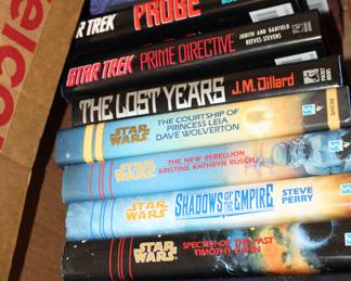 Star Trek and Star Wars books
