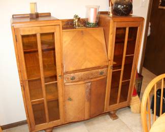 side-by-side, hand-carved