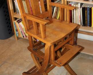 vintage highchair