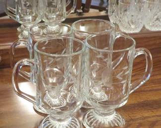 Princess House Irish coffee mugs