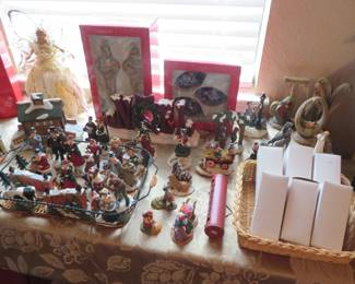 Christmas village figurines