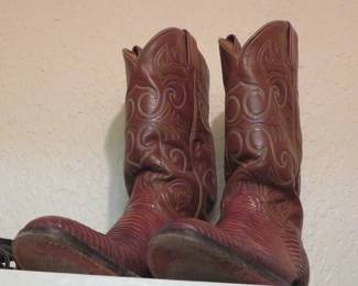 Women's Tony Lama lizard boots size 9 1/2