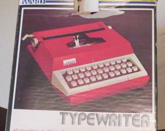Montgomery Ward typewriter for kids made by Marx