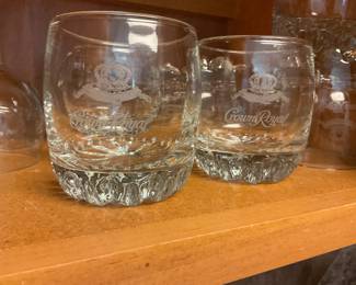 Set of 10 Crown Royal Glasses