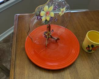 Fiesta and 70’s ruffled dish