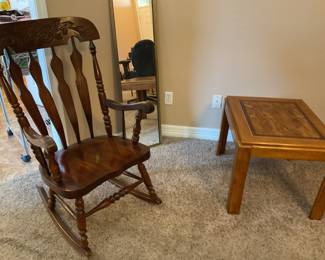 Rocker and side table
