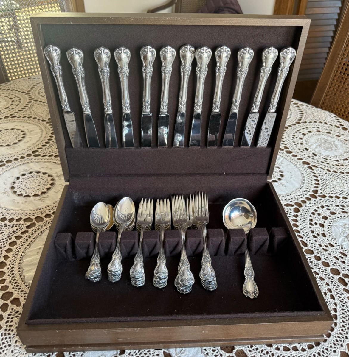 STERLING FLATWARE SET