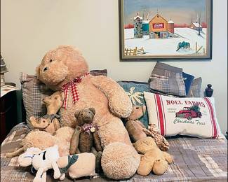 Teddy Bears, Coca Cola Painting