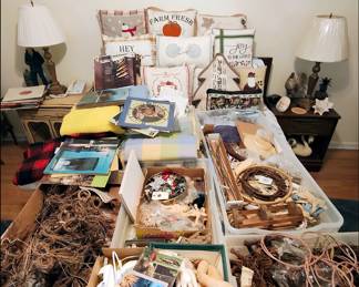 Lamps, Nightstands, Crafting Supplies