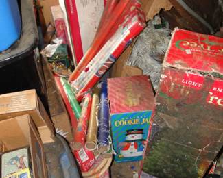 Lots of Christmas still left in the garage