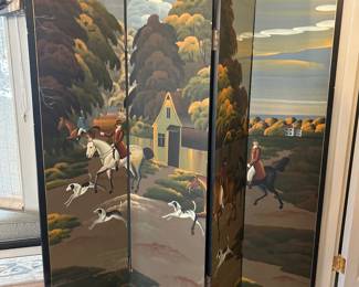 Hunting screen - 4 fold