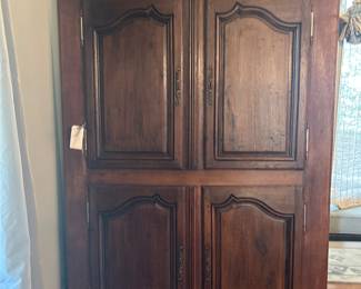 A great 4 door armoire front architectural piece ( would be a great pantry or closet piece)