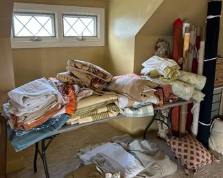 Bolts and remnants of great fabrics