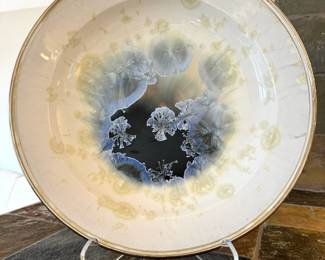Tim Marcotte crystalline-porcelain art pottery platter
