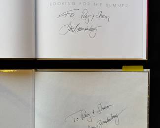 Signed copies of ‘Looking for Summer’ and ‘Chased By Light’ by renowned MN photographer Jim Brandenburg