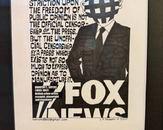 Original L.K. Hanson (StarTribune Illustrator) artwork.  The lower piece was featured in the Monday, October 2010 StarTribune