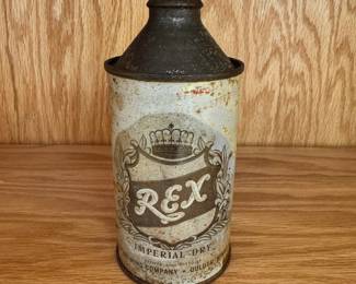 Just a sampling of the over 200 vintage beer can collection