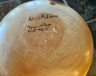 Bowl by Alice Adams, First Mesa 