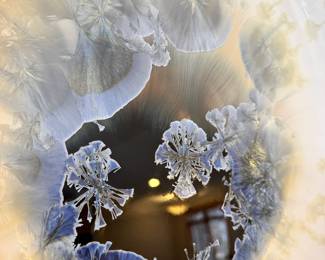 Tim Marcotte crystalline-porcelain art pottery platter