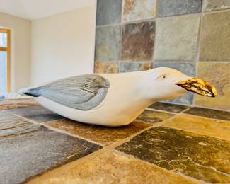 Nice selection of Dan and Lee Ross art pottery animals, including this large Seagull