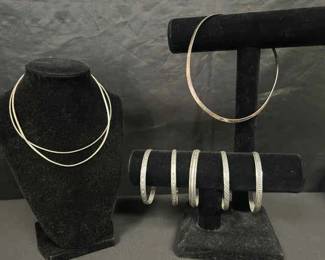 CT947SG925 Silver Necklaces And Bracelets