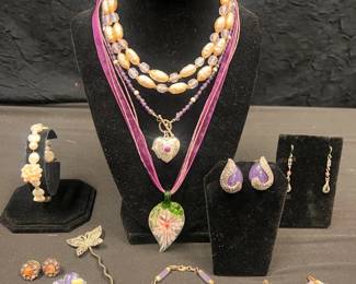 CT972Purple And Pearls