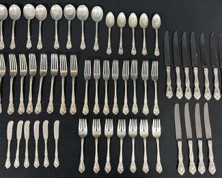 CT995V53Piece Chteau Rose Sterling Silverware
