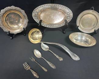 CT913VSterling Silver Dishes And Ware