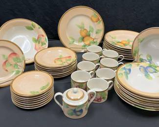 CT835Peaches Plums Stoneware