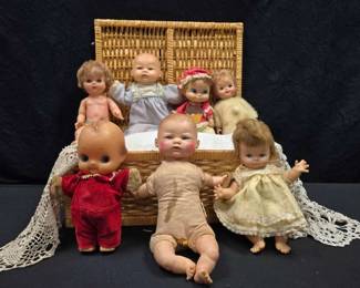 CT991Vintage baby dolls