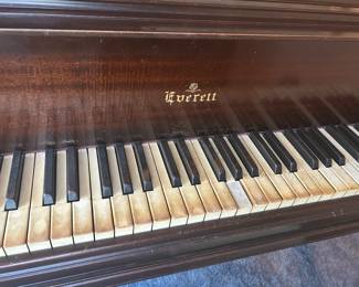 Baby grand piano by Everett