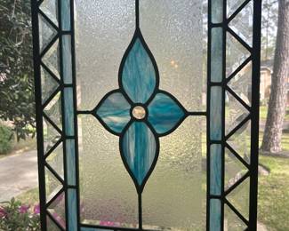 Stained glass panel