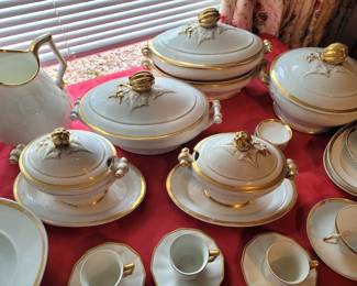 Huge set of 19th century fine china