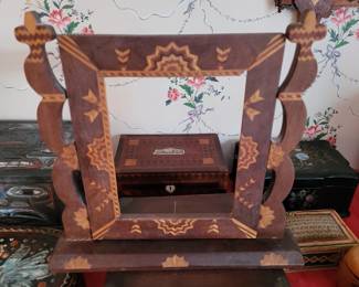 19th century folkloric table frame