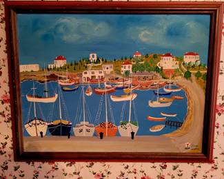 Greek folk art painting