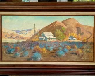 Original oil painting by Frank Adams