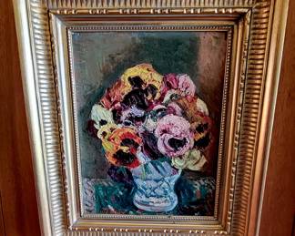 Original oil painting by Max Band, well listed artist. 1900-1974