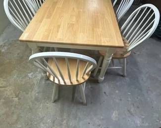 Solid Wood Kitchen table and chairs.