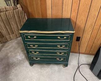Small Chest of drawers on casters.