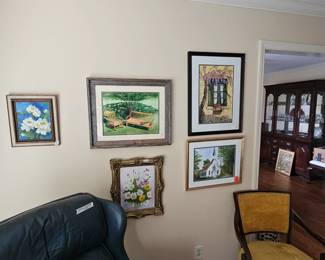 Local artists Ed Starnes and Frank Barnett 